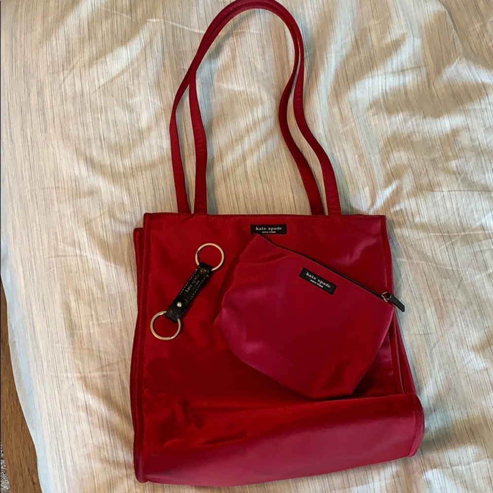 Authentic Kate Spade Bag, Wallet, and Keychain